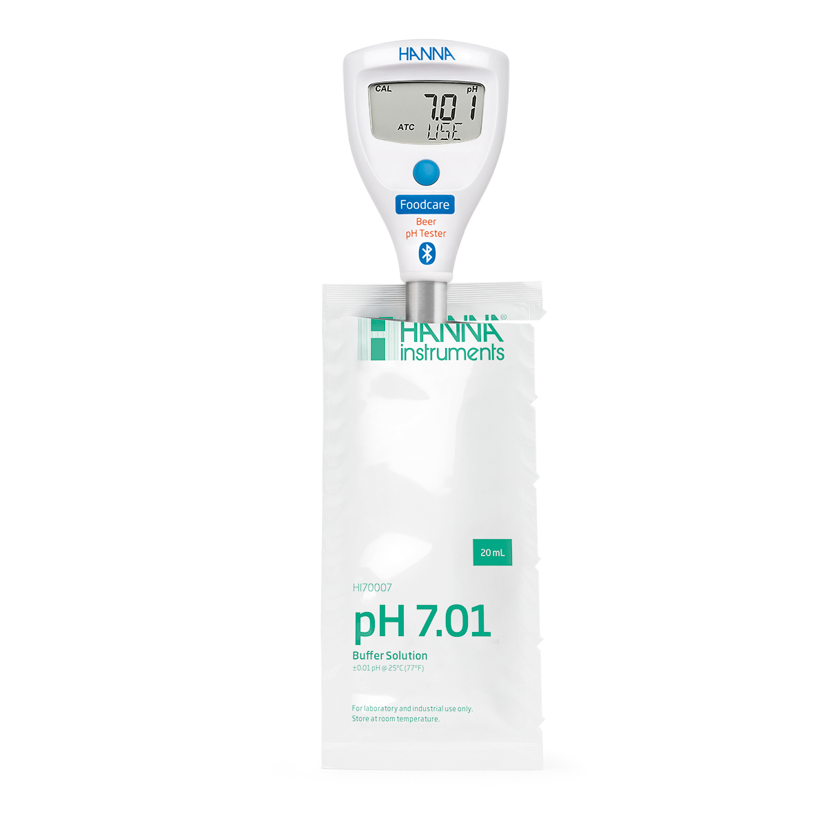 Bút đo pH/nhiệt độ HALO2 Bluetooth trong bia