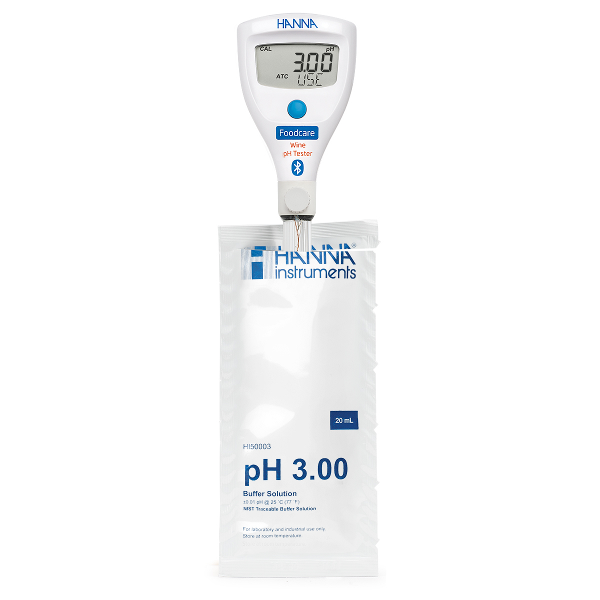 Bút đo pH/nhiệt độ HALO2 Bluetooth trong rượu