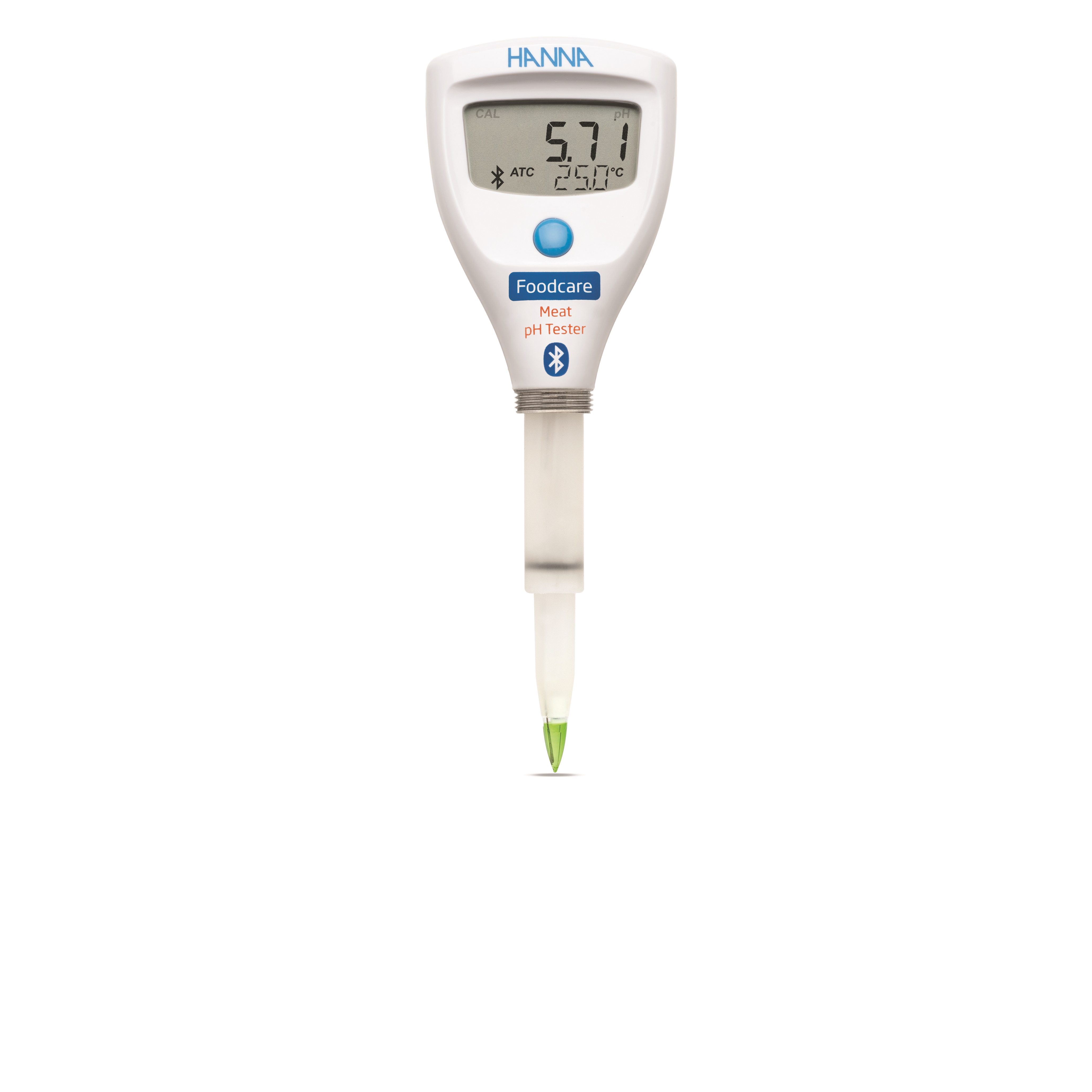 Bút đo pH/nhiệt độ HALO2 Bluetooth trong thịt và nước với thiết kế gắn lưỡi dao