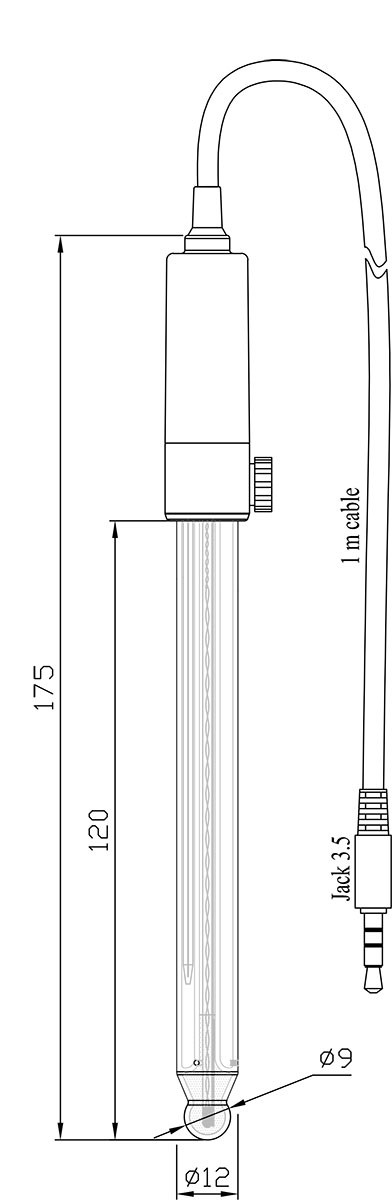 Điện Cực pH Cho Dung Môi Và Hydrocacbon 3.5mm