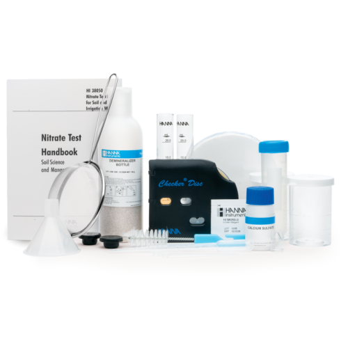 Mã: HI38050<br>Bộ Kiểm Tra Nitrat Trong Đất Và Nước Tưới Tiêu, 200 lần