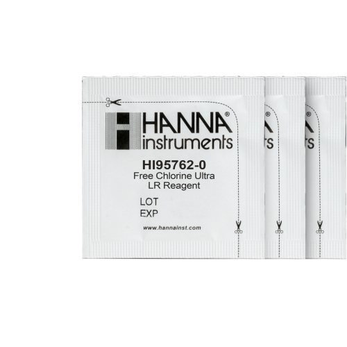 Mã: HI95762-01<br>Thuốc Thử Clo Dư Thang Siêu Thấp (100 lần đo)