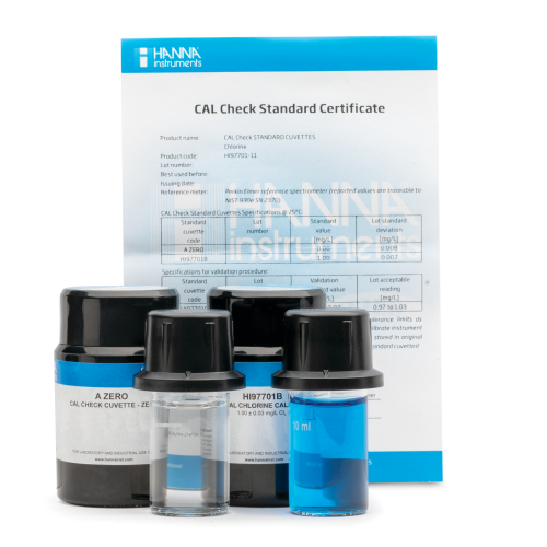 Mã: HI97704-11<br>Dung Dịch CAL Check™ Chuẩn Hydrazine HI97704