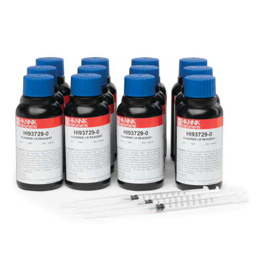 Mã: HI93729-03<br>Thuốc Thử Floride Thang Thấp (300 lần đo)