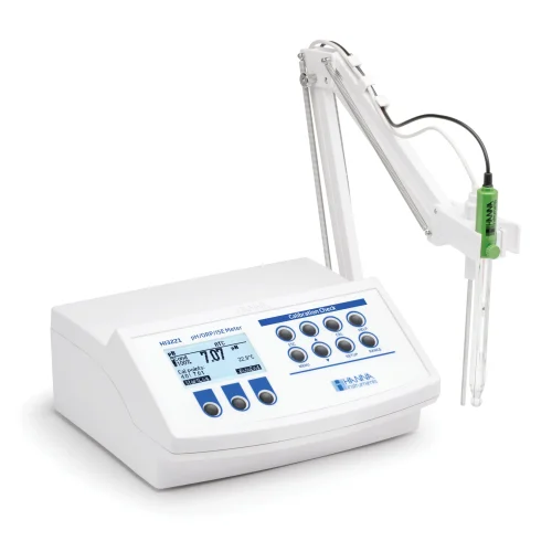 Mã: HI3221-02<br>Máy Đo pH/ORP/ISE/Nhiệt Độ Để Bàn
