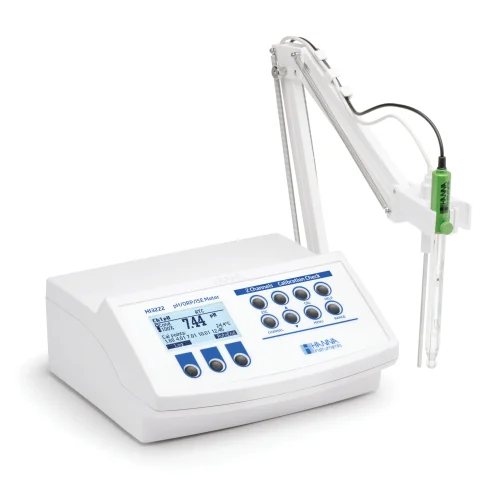Mã: HI3222-02<br>Máy Đo Để Bàn 2 Kênh pH/ORP/ISE/Nhiệt độ