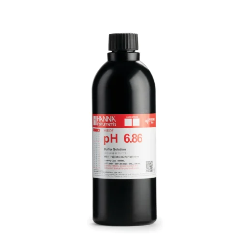 Mã: HI8000 Series<br>Dung Dịch Chuẩn pH (±0.01) với Chai Đạt FDA